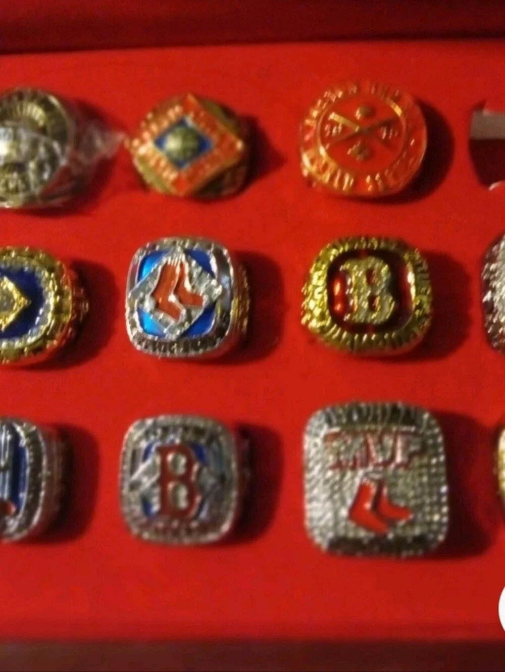 Set Of 11 BOSTON REDSOX WORLD SERIES RINGS